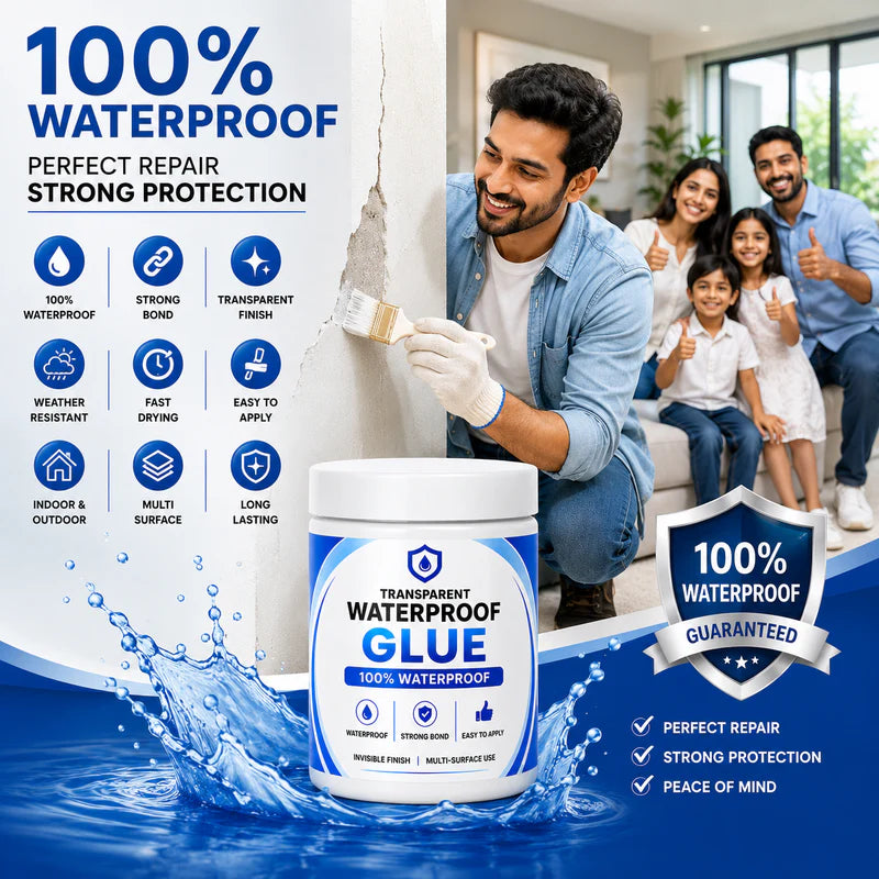 Transparent Waterproof Glue + Free Brush